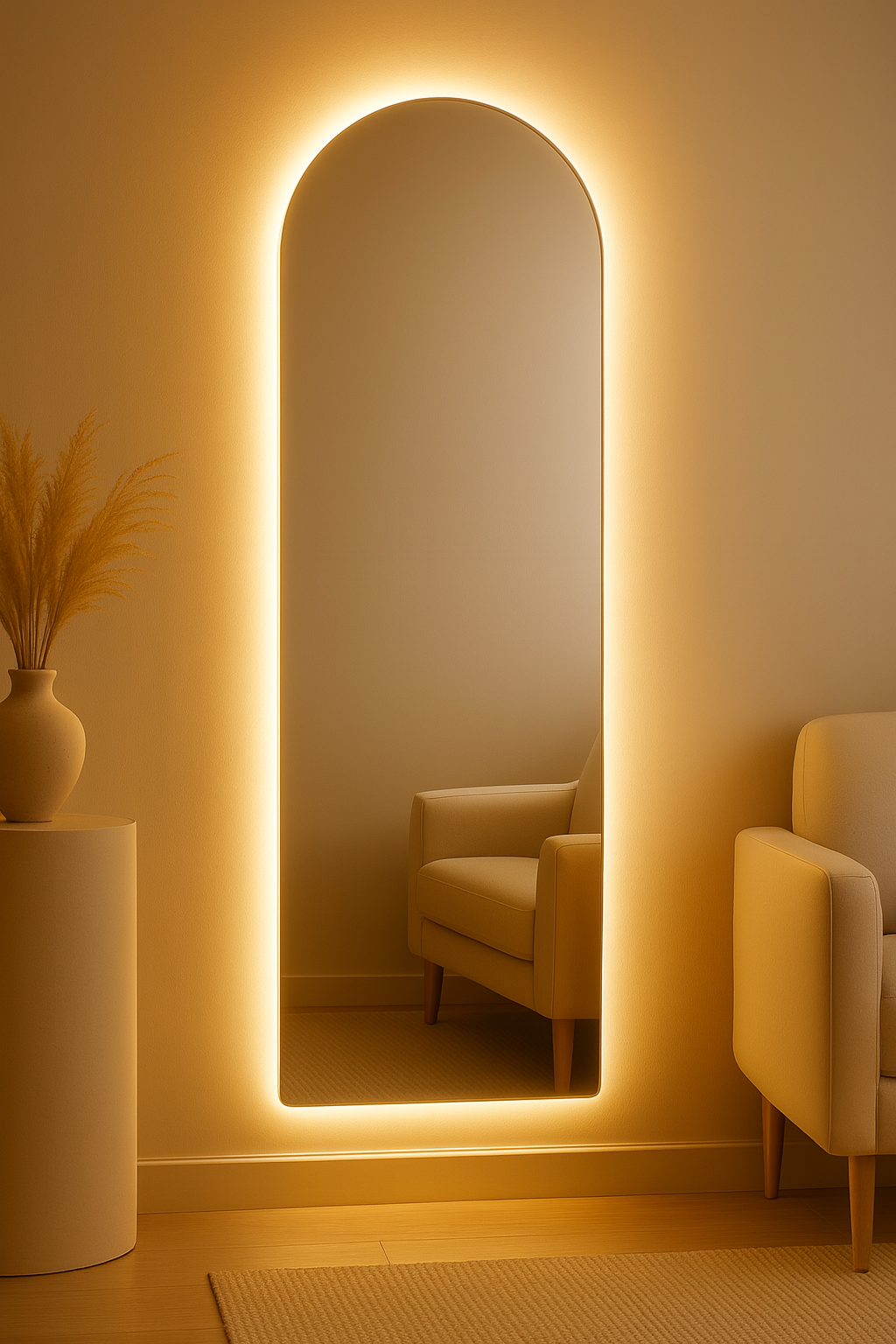 Espelho Decorativo Roma LED - 44x64cm a 60x160cm