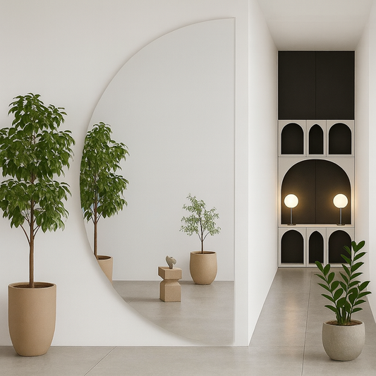 Espelho Orgânico 95cmx40cm Pinterest Polido LED