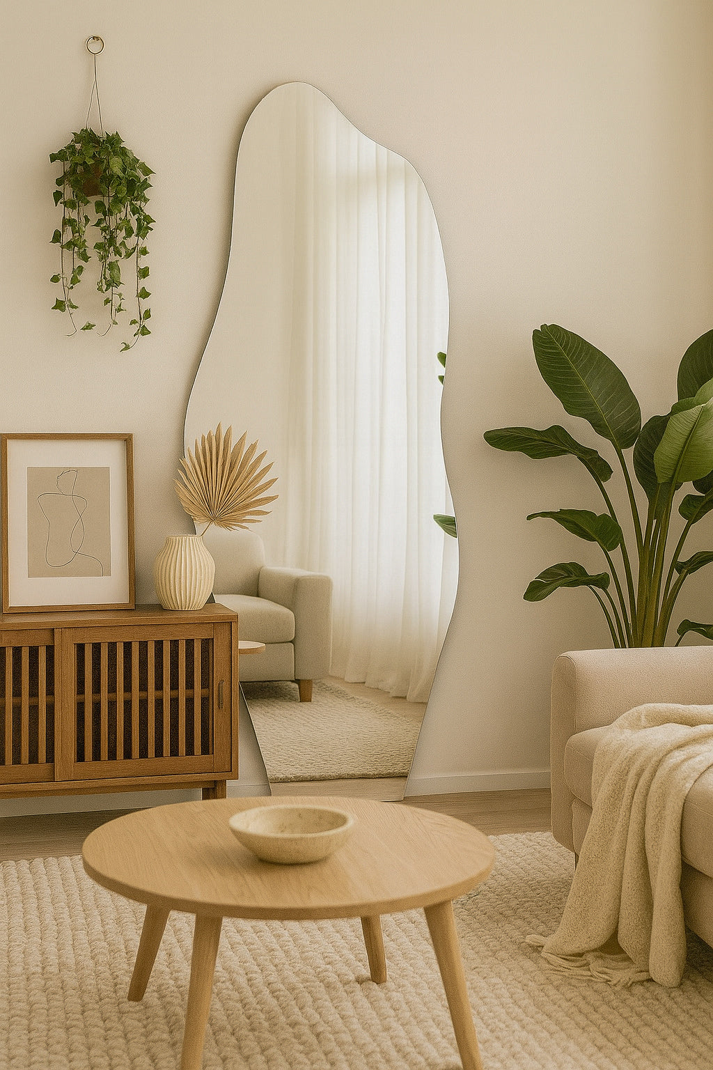 Espelho Decorativo  Alma - 44x64cm a 60x160cm