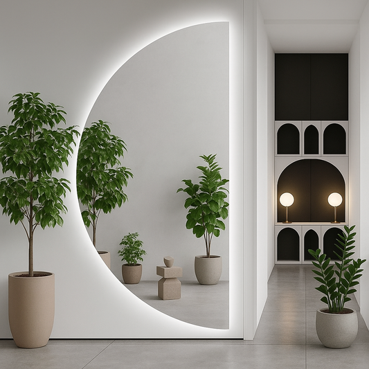 Espelho Decorativo Arco LED - 44x64cm a 60x160cm