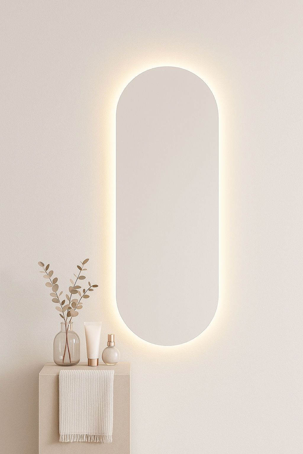 Espelho Decorativo Aura LED - 44x64cm a 60x160cm